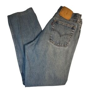 Levis 560 Vintage Loose Fit Straight Leg Jeans Blue Denim 12 MIS M 29 Inseam
